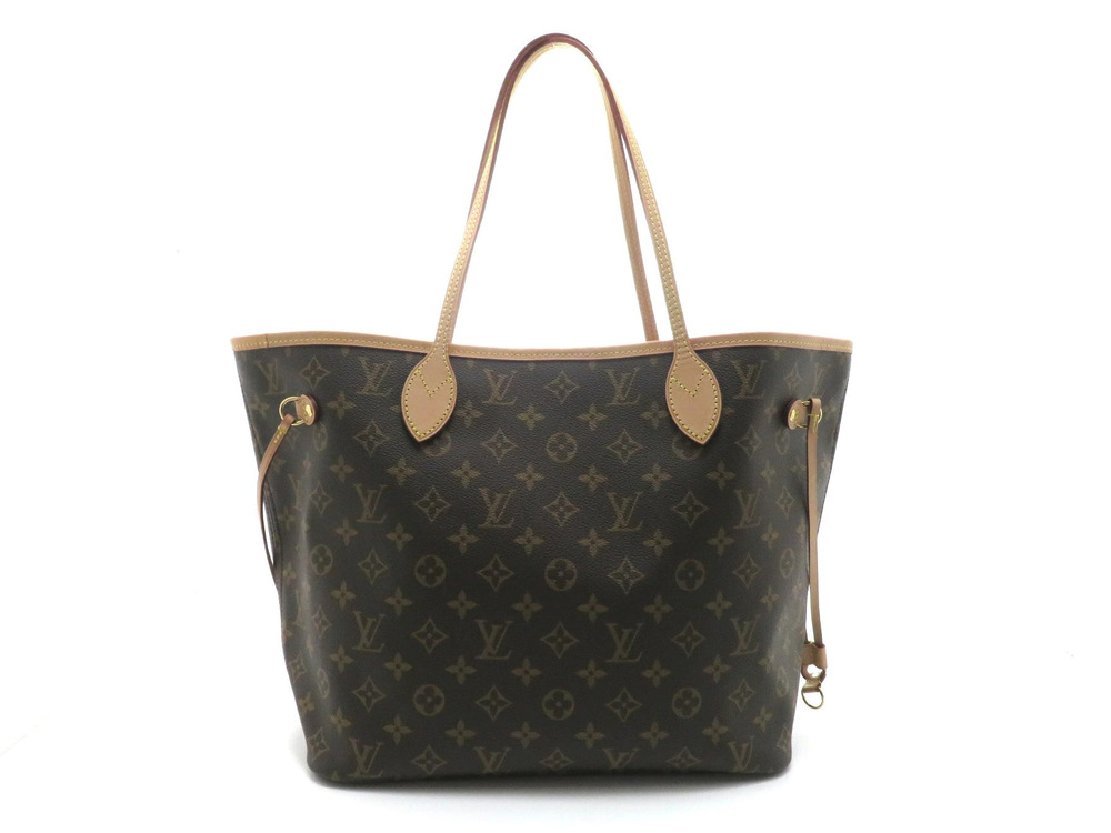 LOUIS VUITTON Neverfull Tote Bag Monogram Pivoine